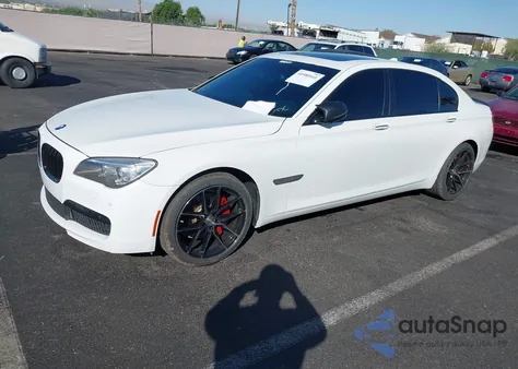 2014 BMW 740 Li из США, поврежденный, VIN WBAYE4C53ED138311